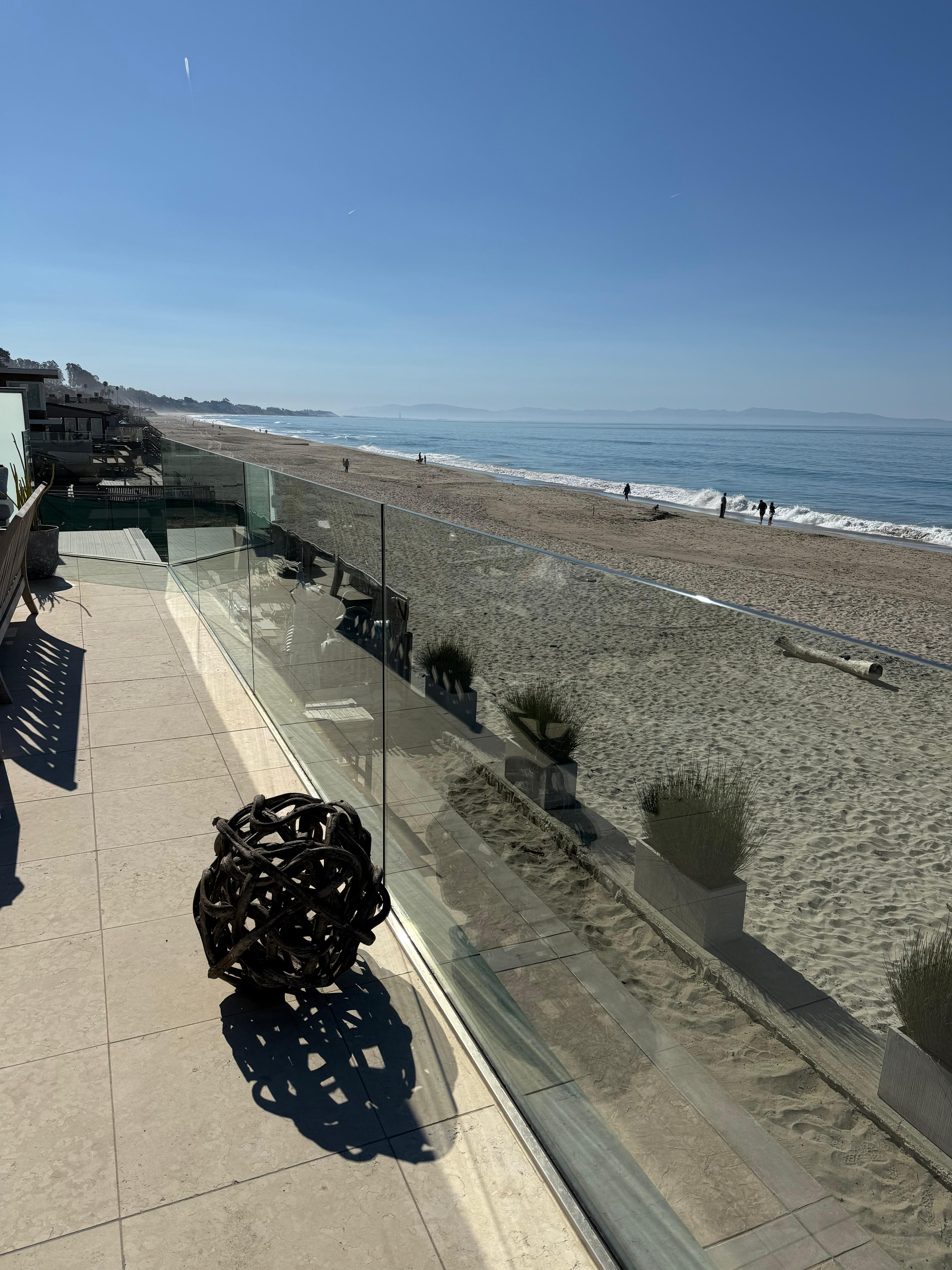 Beach house stairs cleaning