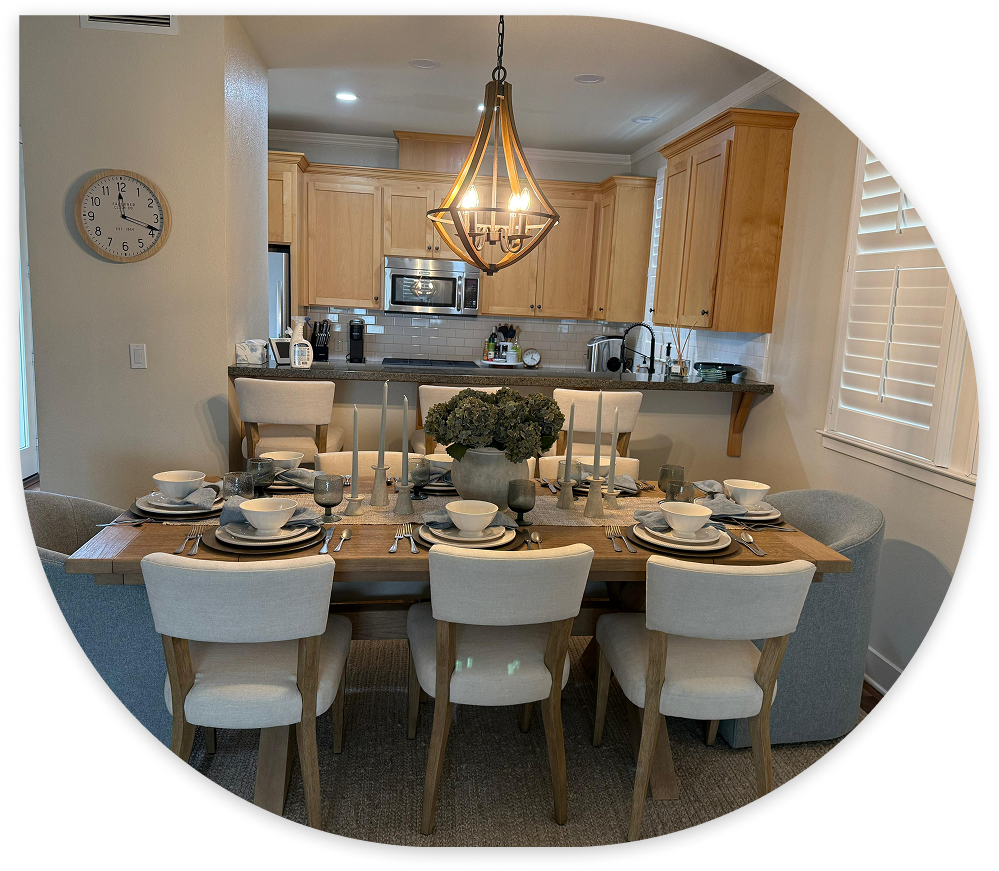 Cleaning service in progress